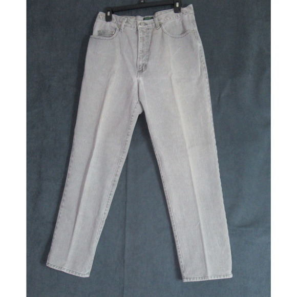 Vintage Guess Jeans Mens Size 34 Gray Green Label Straight Leg Denim 80s 90s USA